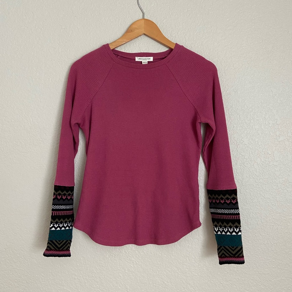 Beachlunchlounge Waffle Knit LS sz XS